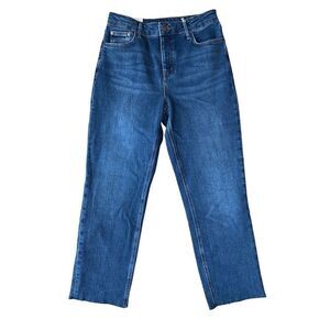 Boden Denim Straight Leg High Rise Jeans in color Indigo